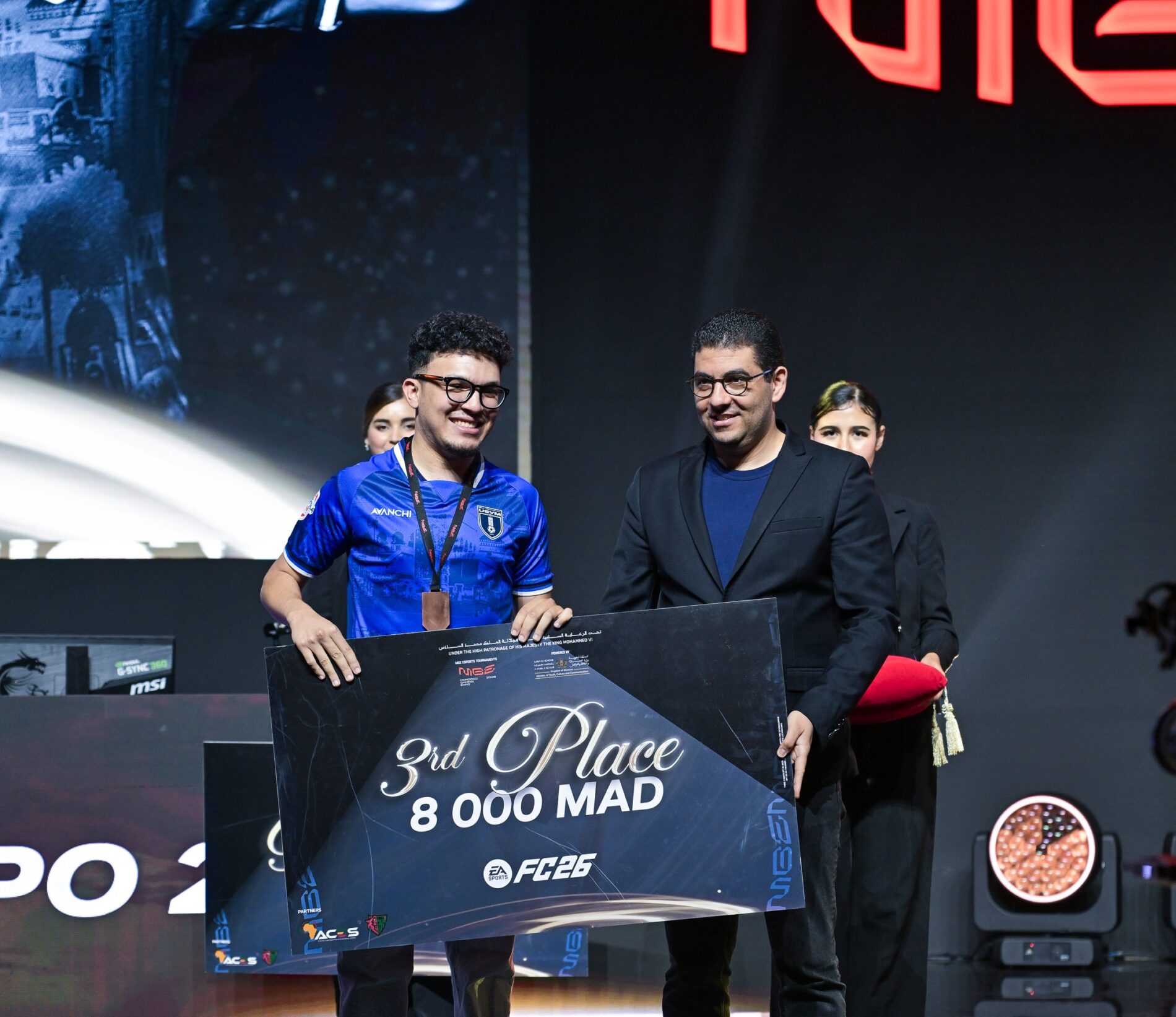 Third place winner of the EA SPORTS FC 26 tournament at MGE