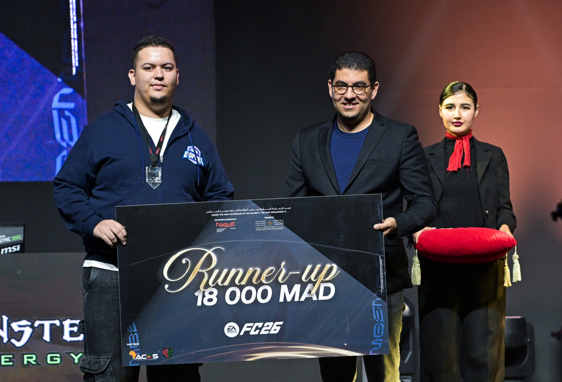 Second place winner of the EA SPORTS FC 26 tournament at MGE